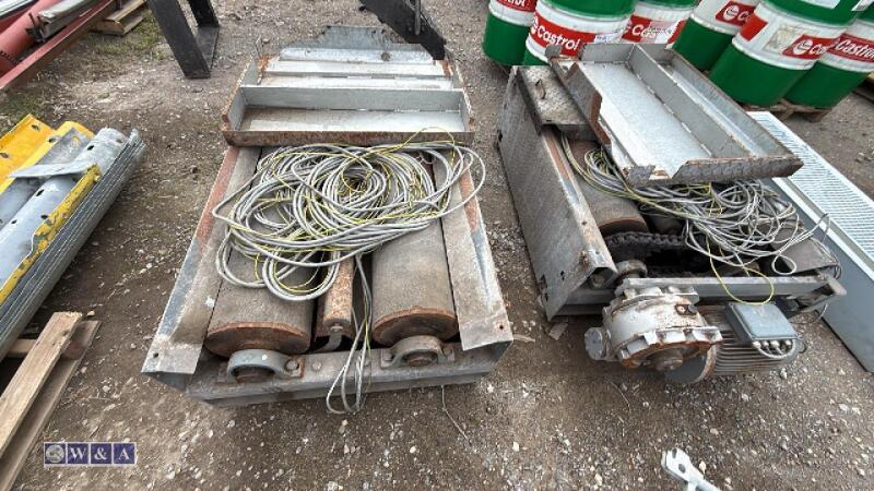 Set of brake rollers