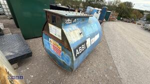 WESTERN ABBI 850ltr diesel tank c/w hand pump - 2