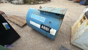 WESTERN ABBI 850ltr diesel tank c/w hand pump - 3