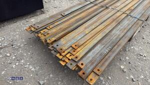Quantity of approx 2.6m steel strips - 2