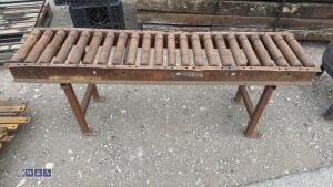 Roller feed table
