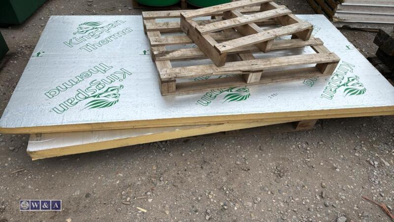 3 x sheets of KINGSPAN insulation