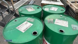 4 x 105ltr CASTROL oil metal barrels - 3