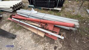 Manual roller shutter door (approx 10ft wide x 8ft high) c/w fixings