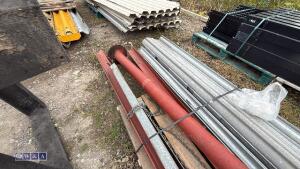 Manual roller shutter door (approx 10ft wide x 8ft high) c/w fixings - 3