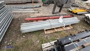 Manual roller shutter door (approx 10ft wide x 8ft high) c/w fixings - 4