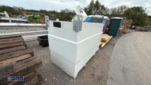 2000ltr bunded fuel tank c/w electric pump, hose & nozzle - 2
