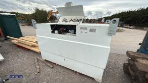 2000ltr bunded fuel tank c/w electric pump, hose & nozzle - 3