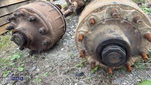 2 x wagon axles - 5