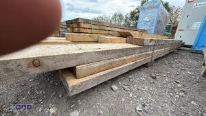 Pack of timber (approx 9'' x 3'' mixed lengths) - 2