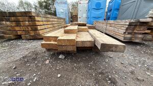 Pack of timber (approx 9'' x 3'' mixed lengths) - 3