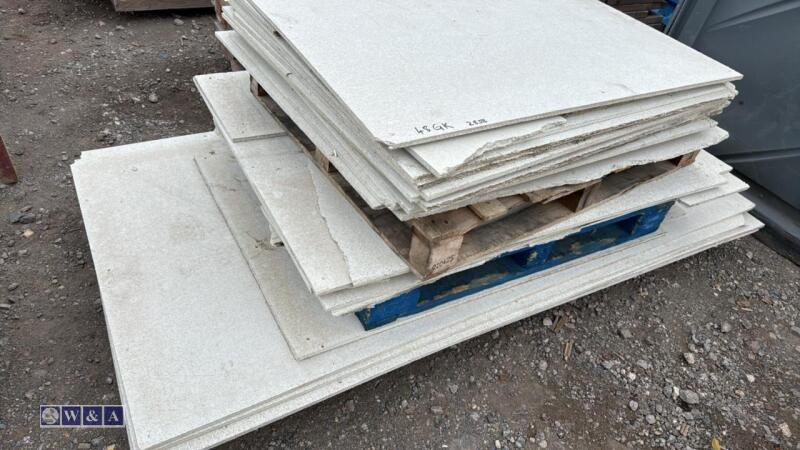 Quantity of fibre boards