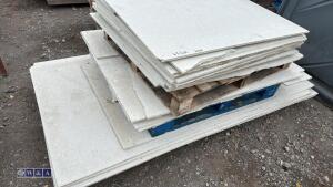 Quantity of fibre boards