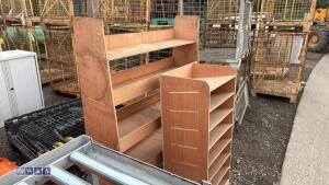 2 x plywood van racking units - 3
