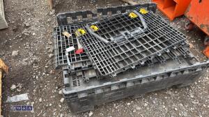 Plastic folding crate - 2
