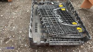 Plastic folding crate - 3
