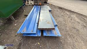 Set of 20ft sides from a lorry & back door - 2