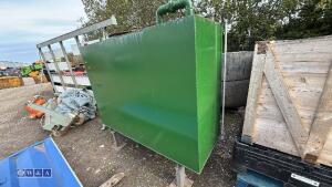 1200ltr steel fuel tank c/w stand