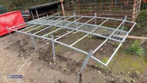 Metal roof rack