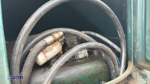FUEL STATION 1400ltr diesel tank c/w 240v pump, fuel meter & hose - 2