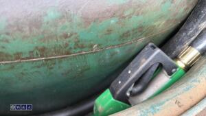FUEL STATION 1400ltr diesel tank c/w 240v pump, fuel meter & hose - 6