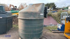 FUEL STATION 1400ltr diesel tank c/w 240v pump, fuel meter & hose - 7