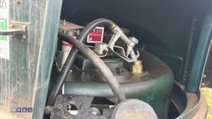 FUEL STATION 1400ltr diesel tank c/w 240v pump, fuel meter & hose - 5