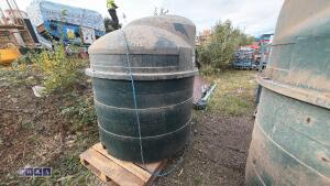 FUEL STATION 1400ltr diesel tank c/w 240v pump, fuel meter & hose - 7