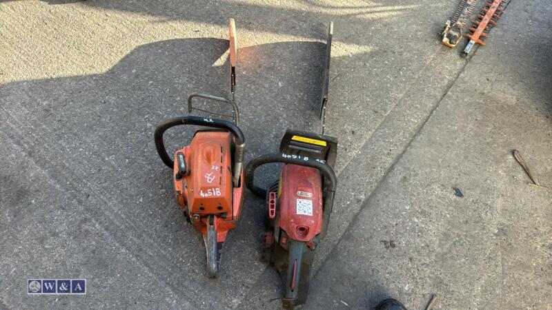 2 x chainsaws