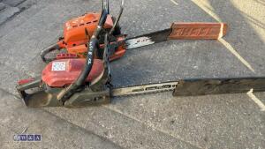 2 x chainsaws - 3