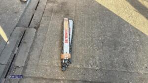 5 x chainsaw bars & chains - 2