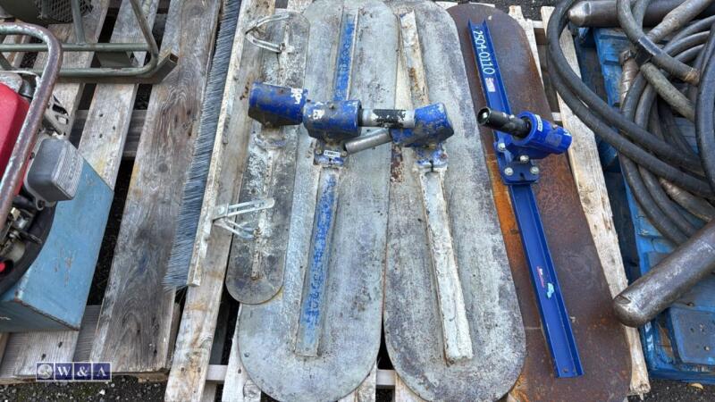 4 x concrete float heads