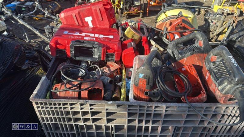 Box of HILTI power tools