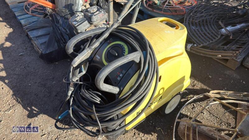 KARCHER hot & cold pressure washer c/w hose & lance