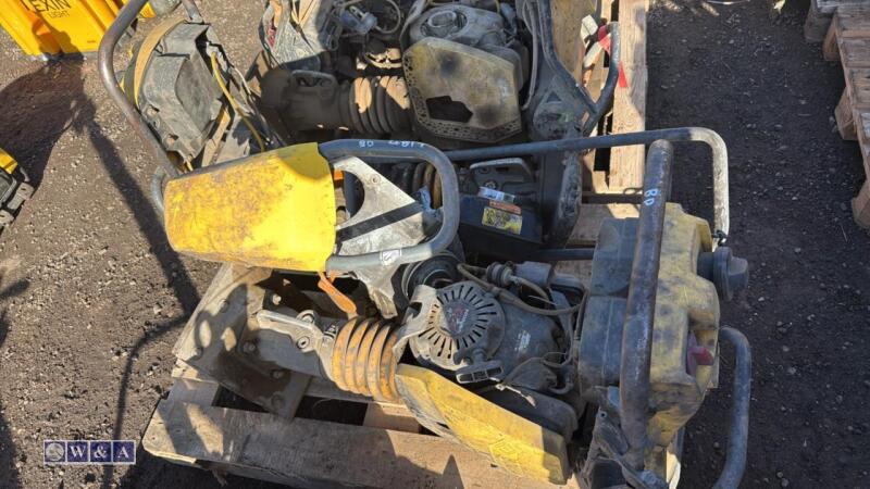 2 x BOMAG petrol trench rammers (311)