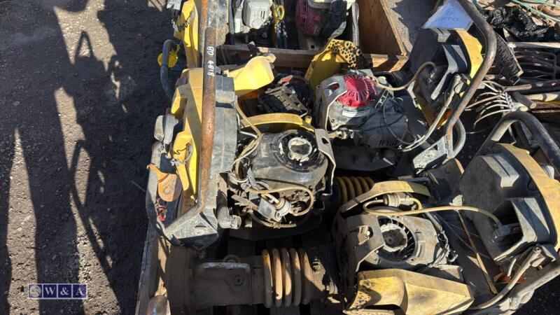 4 x BOMAG petrol trench rammers (245)(615)(794)