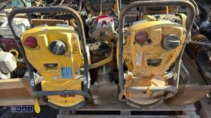 4 x BOMAG petrol trench rammers (245)(615)(794) - 5