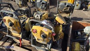 4 x BOMAG petrol trench rammers (245)(615)(794) - 9