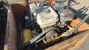 2 x compaction plate spares - 2