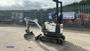 2018 bobcat E10 micro c/w 2 buckets - 3