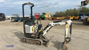 2018 bobcat E10 micro c/w 2 buckets - 7