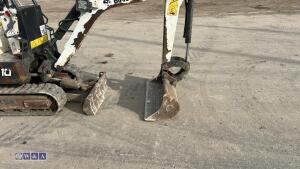 2018 bobcat E10 micro c/w 2 buckets - 8