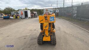 2019 PREDATOR 38X twin cylinder petrol stump grinder c/w expanding tracks s/n382 - 4