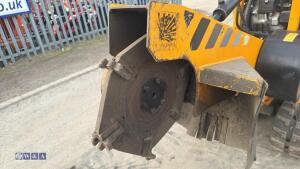 2019 PREDATOR 38X twin cylinder petrol stump grinder c/w expanding tracks s/n382 - 9