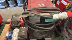 LINCOLN CV450T 3-phase mig welder c/w leads - 2