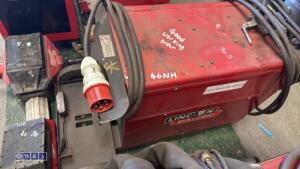 LINCOLN CV450T 3-phase mig welder c/w leads - 3