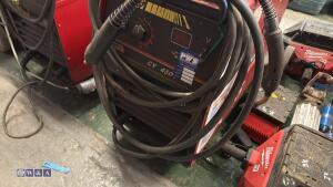 LINCOLN CV450T 3-phase mig welder c/w leads - 5