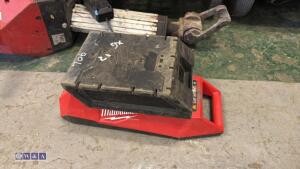 MILWAUKEE MXFUEL upright breaker c/w 2 x batteries - 2