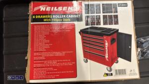 NEILSON 6-drawer tool cabinet c/w wheels - 10
