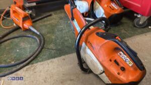STIHL TS410 petrol stone saw - 5